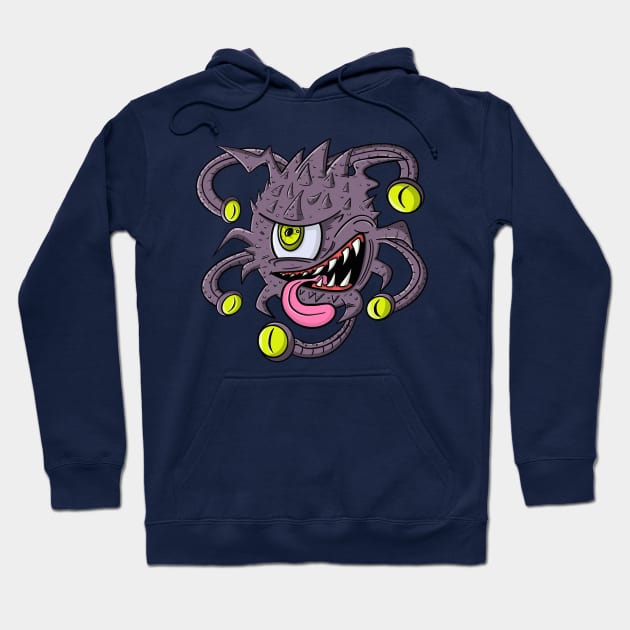 Grey Beholder Hoodie by Brianjstumbaugh